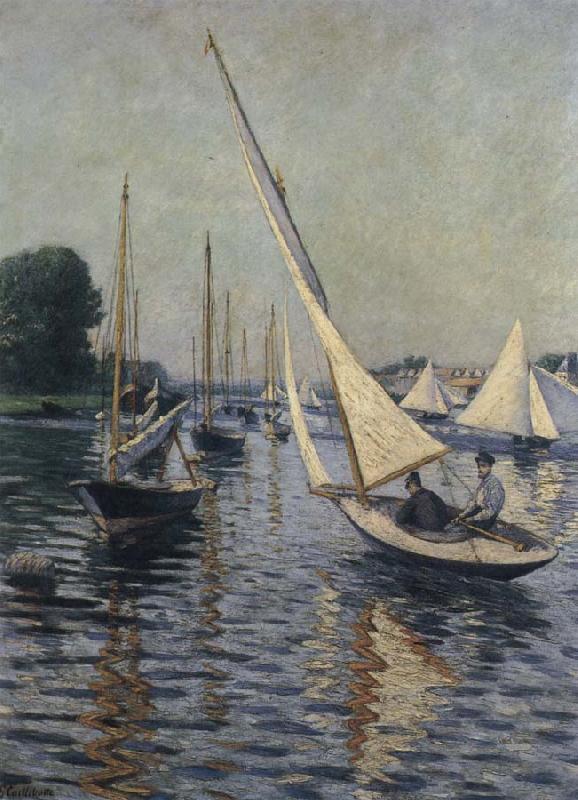 Gustave Caillebotte Sailboat oil painting picture